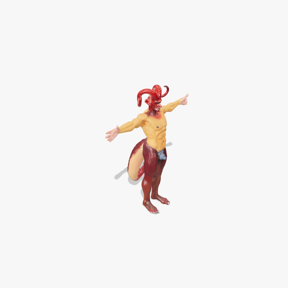 Demonic Creature with Horns Model Pack