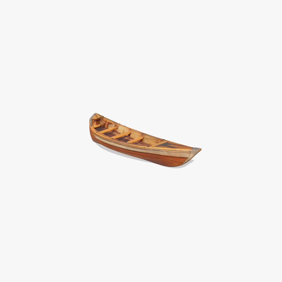 Wooden Rowboat Model Pack with Detailed Texturing