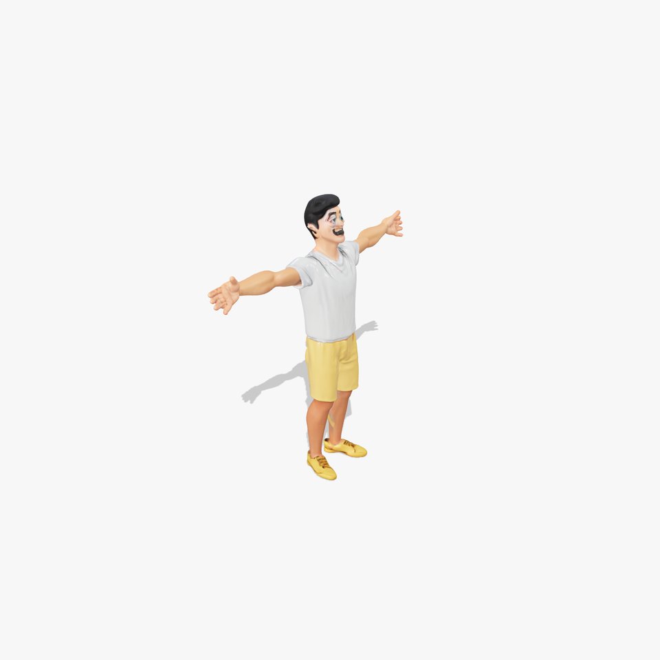 Animated Character Model Pack  Casual Outfit