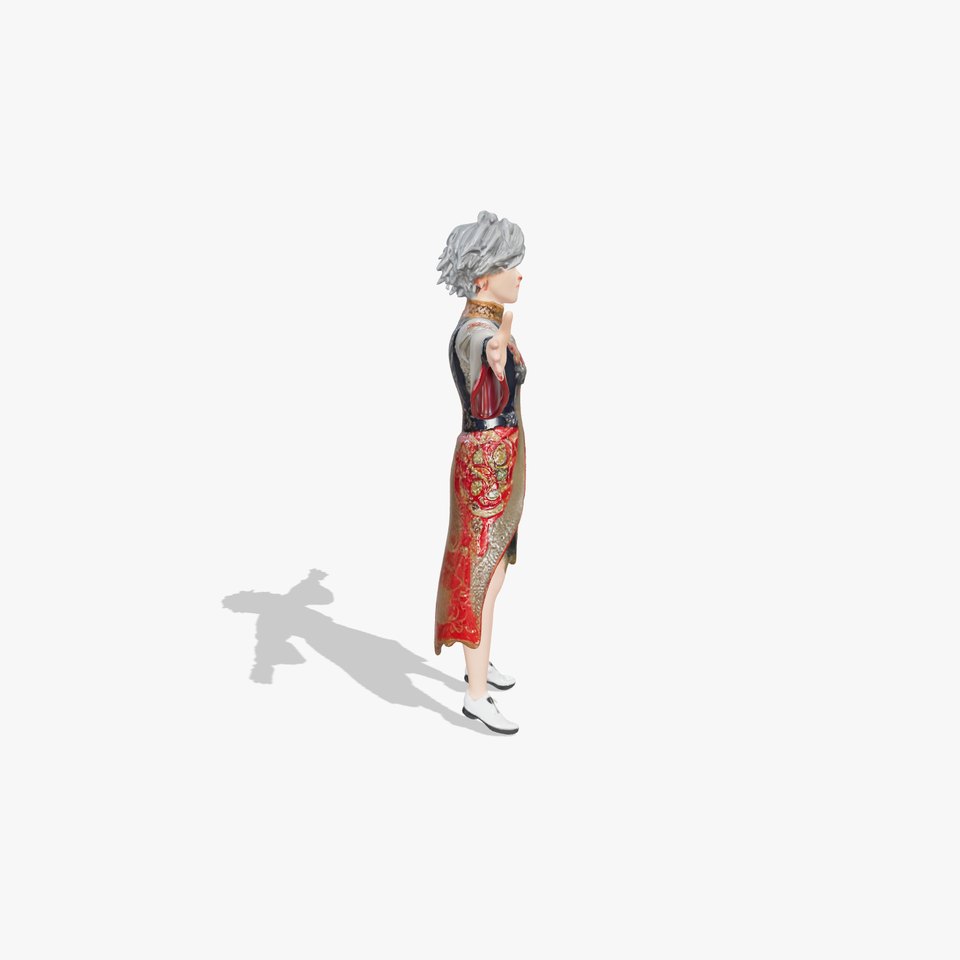 Asian Traditional Costume Character Model Pack