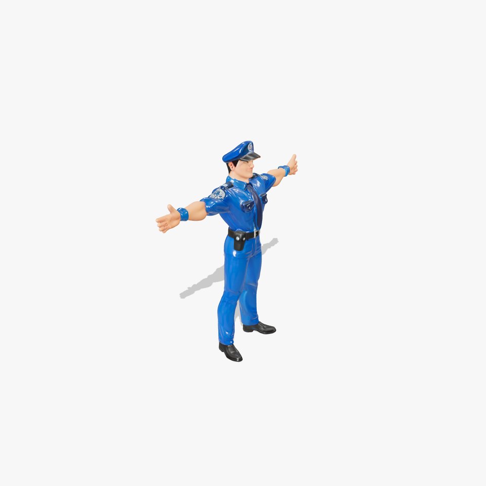 Cartoon Police Officer Model Pack