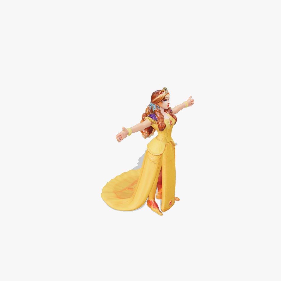Elegant Princess Character Model Pack