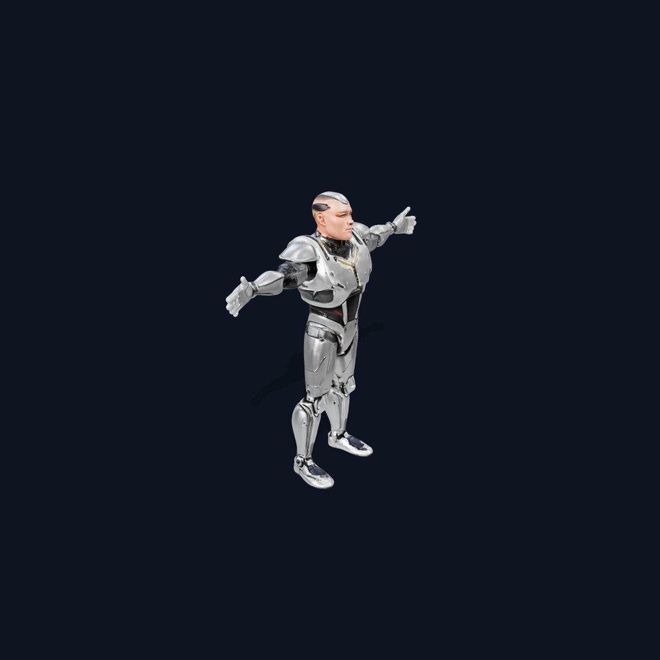 Futuristic Humanoid Robot Model Pack