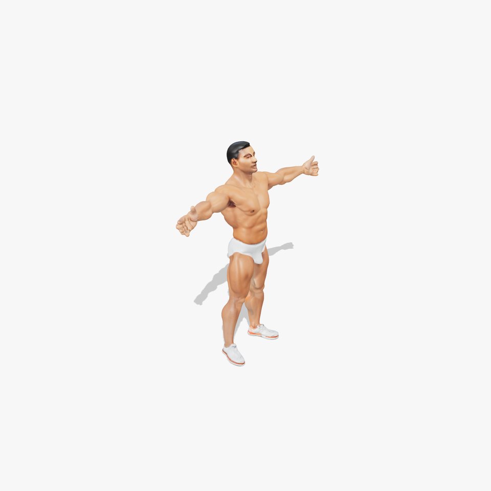 Athletic Male Figure Model Pack