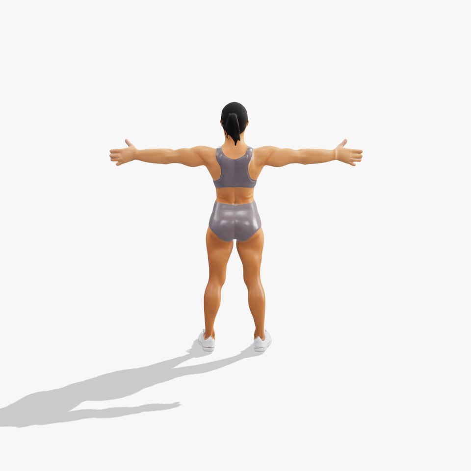 Athletic Female Model Pack for Fitness and Sports Projects