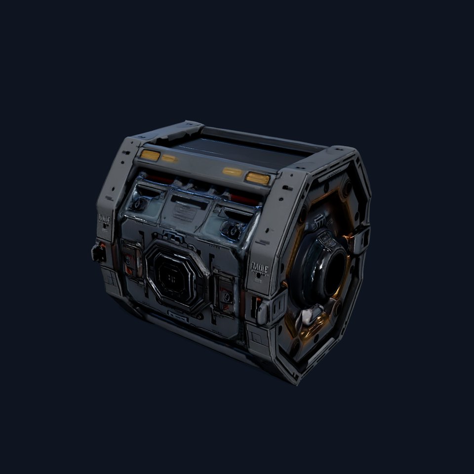 Futuristic SciFi Engine Reactor model pack