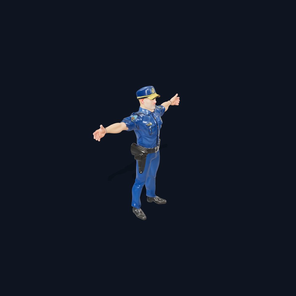 Police Officer Character Model Pack