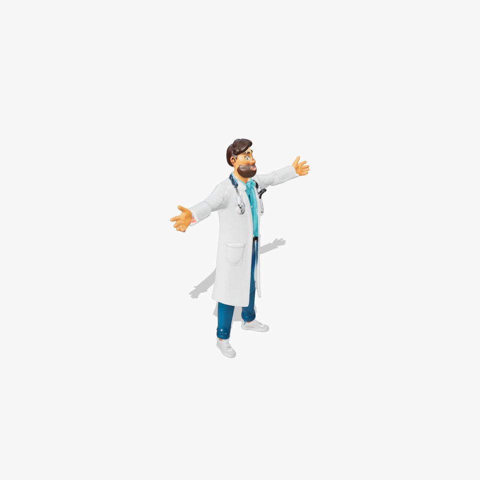 Doctor Character Model Pack  Professional Asset Collection