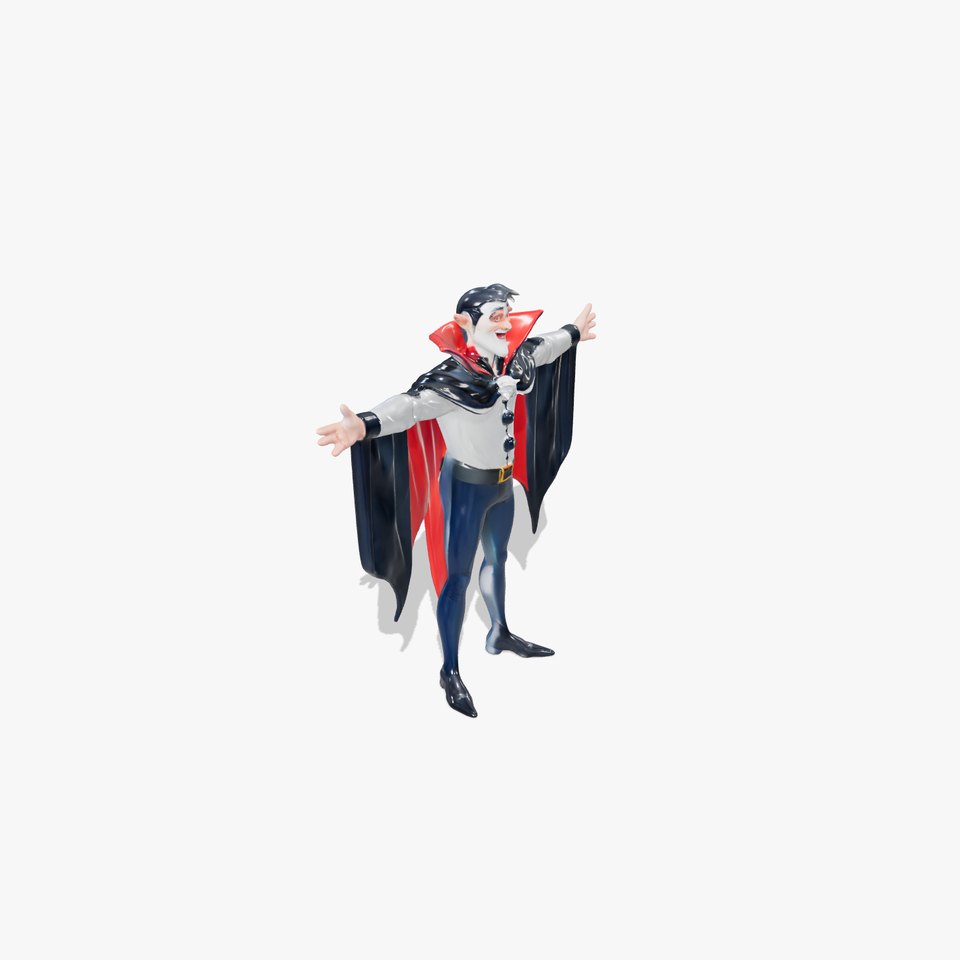 Vampire Character Model Pack with Cape