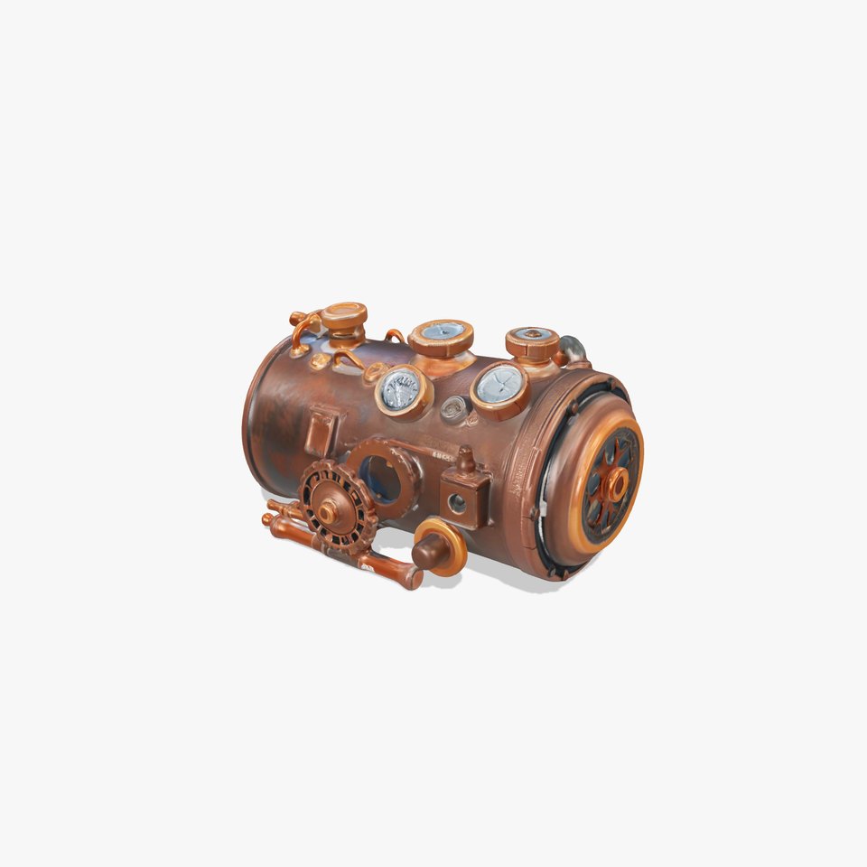 Steampunk Engine Gauge model pack