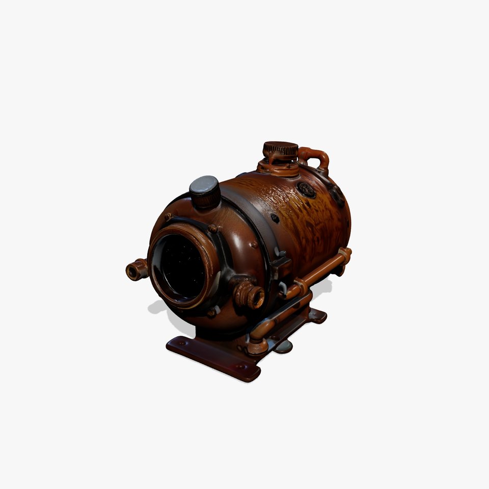 Steampunk Boiler Gauge model pack
