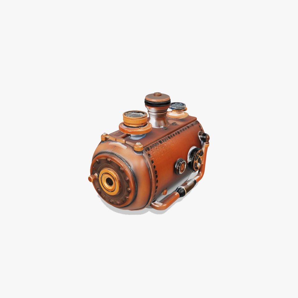 Steampunk Boiler Model Pack