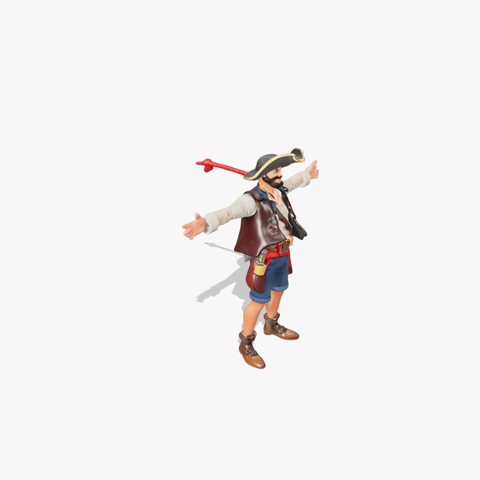 Stylized Pirate Character Model Pack