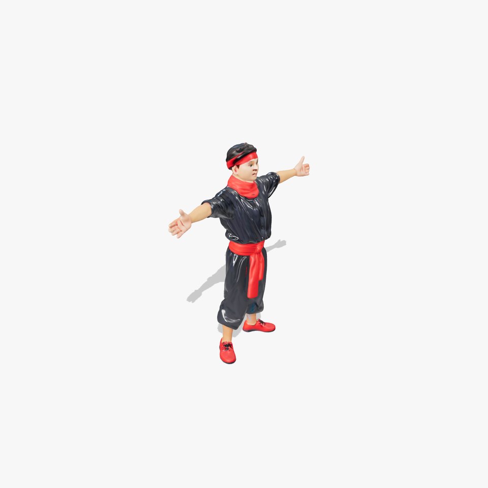 Martial Artist Character Model Pack with Dynamic Outfit