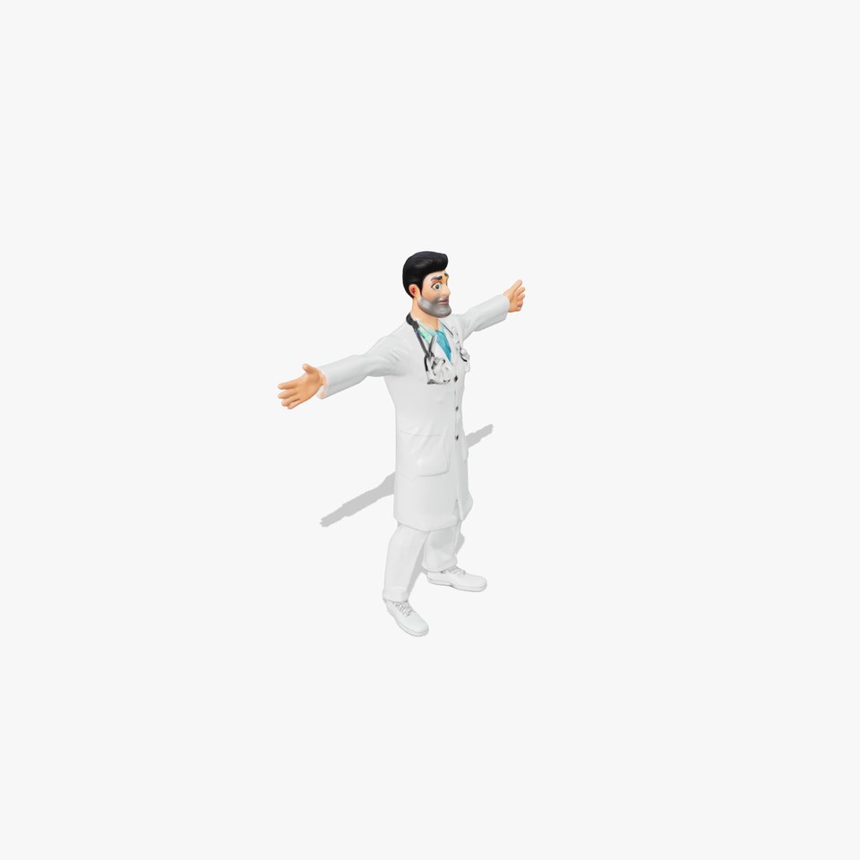 Doctor Character Model Pack with PBR Textures