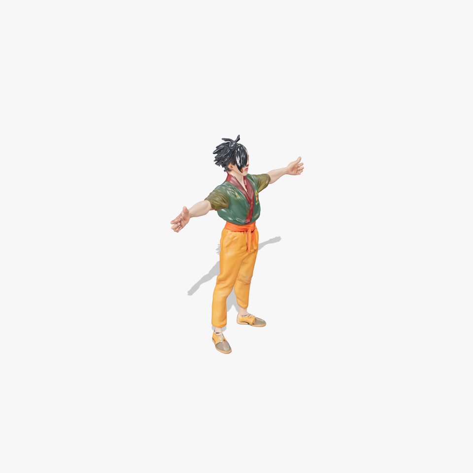 Anime Character Model Pack with Dynamic Pose
