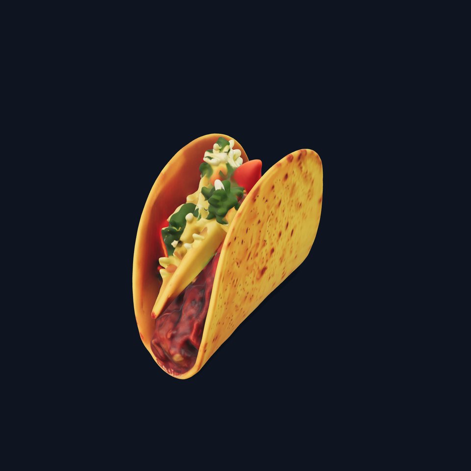 Taco with Beef and Cilantro Model Pack