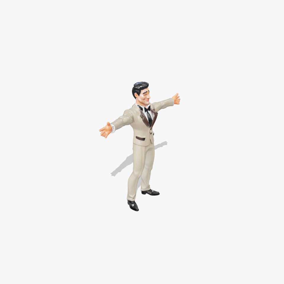Elegant Character in Suit Model Pack