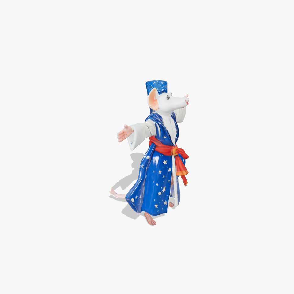 Wizard Mouse Character Model Pack