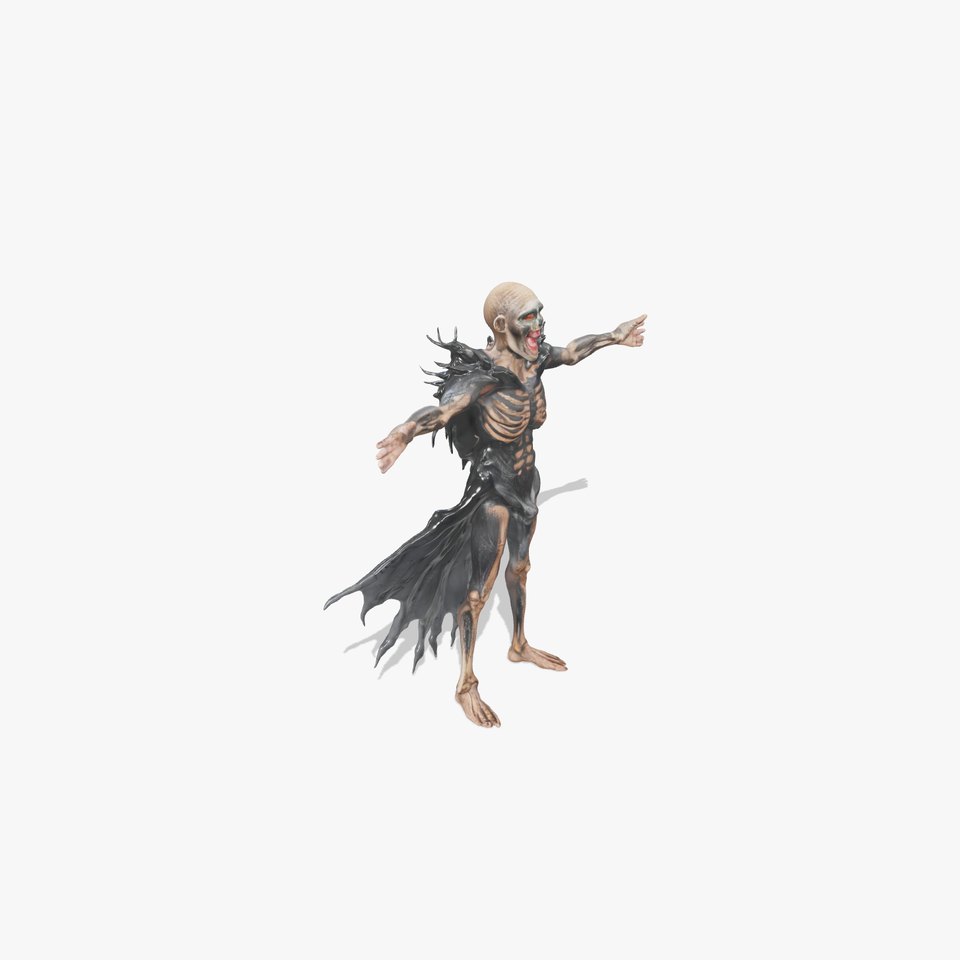 Horror Skeleton Creature Model Pack