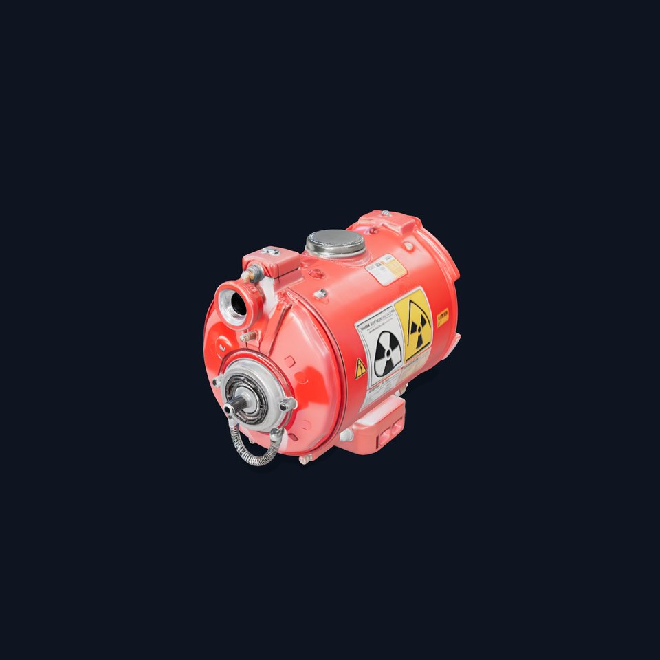 Nuclear Warning Barrel model pack