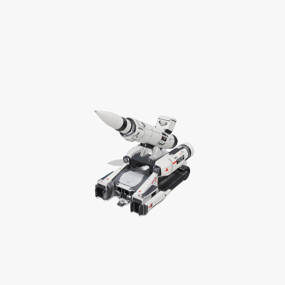 Futuristic Missile Launcher Model Pack
