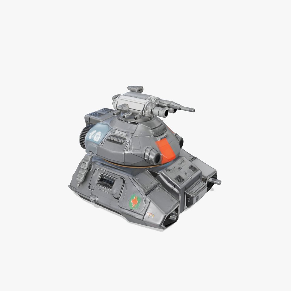Futuristic Battle Tank Model Pack