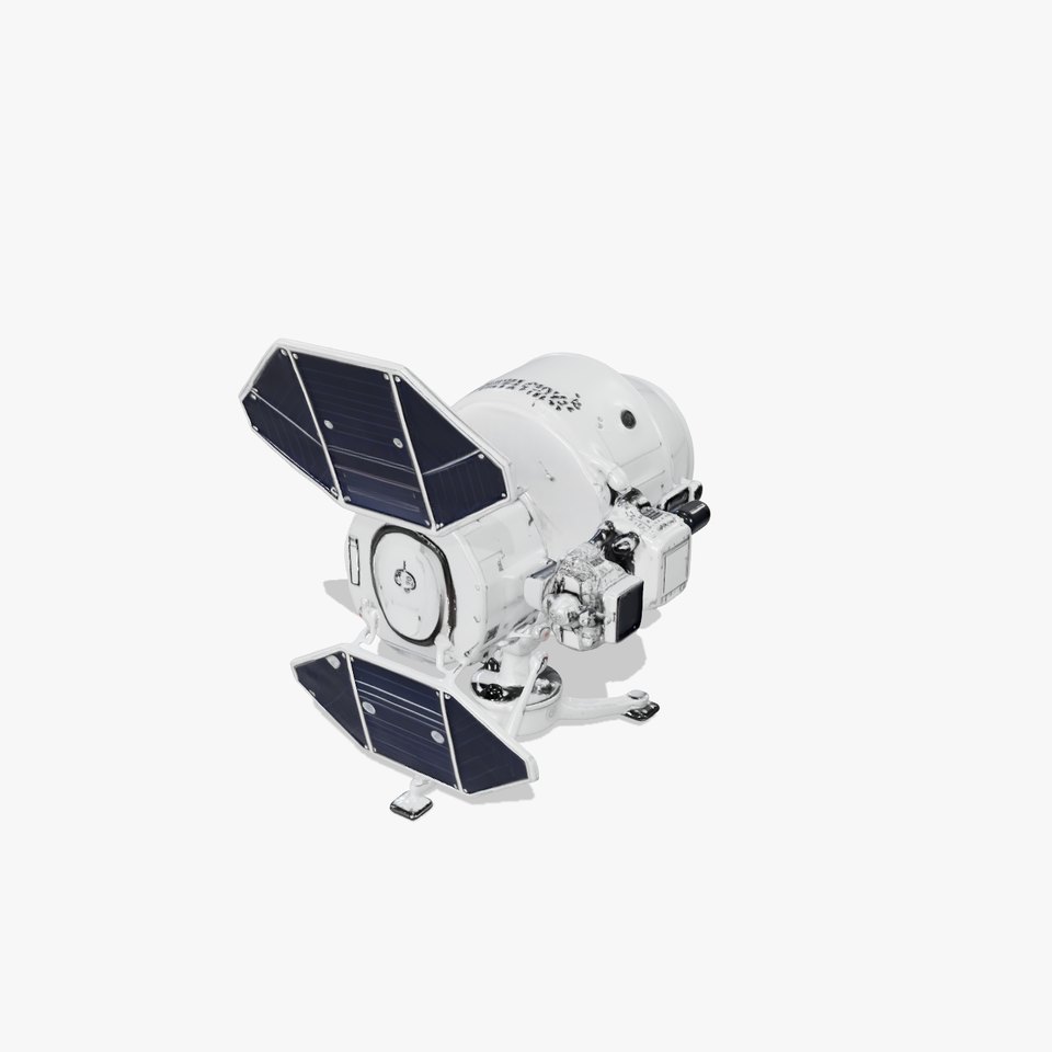 Spacecraft Satellite Model Pack with Rotating Panels