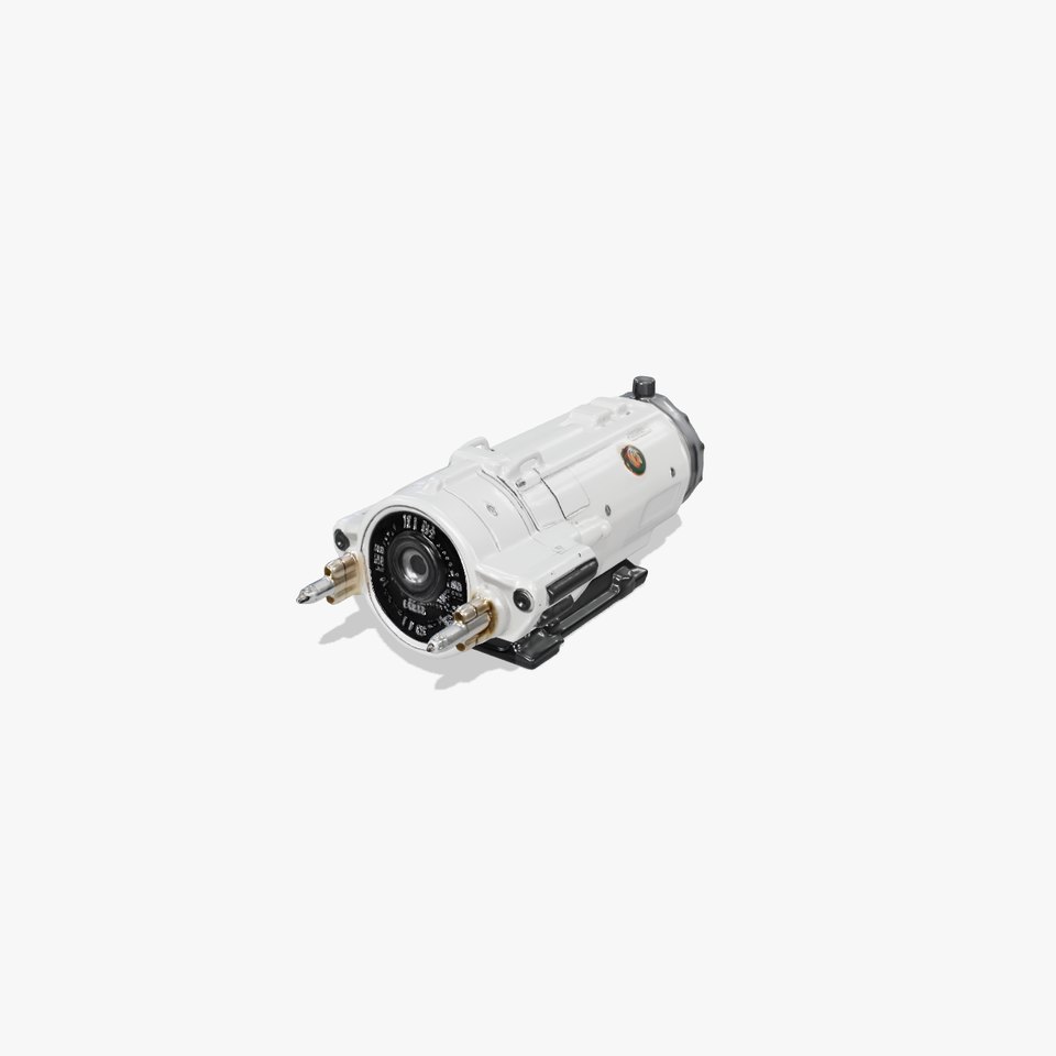 Futuristic White Minigun Model Pack