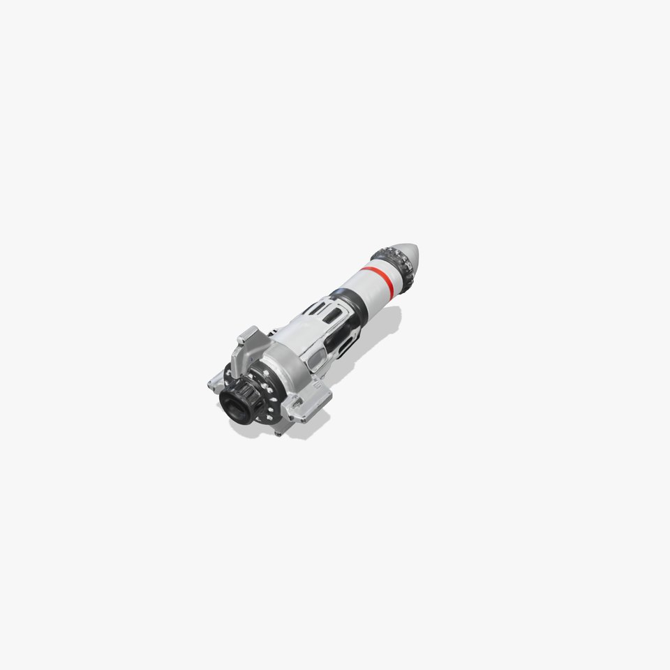 Futuristic Rocket Model Pack with Detailed Features