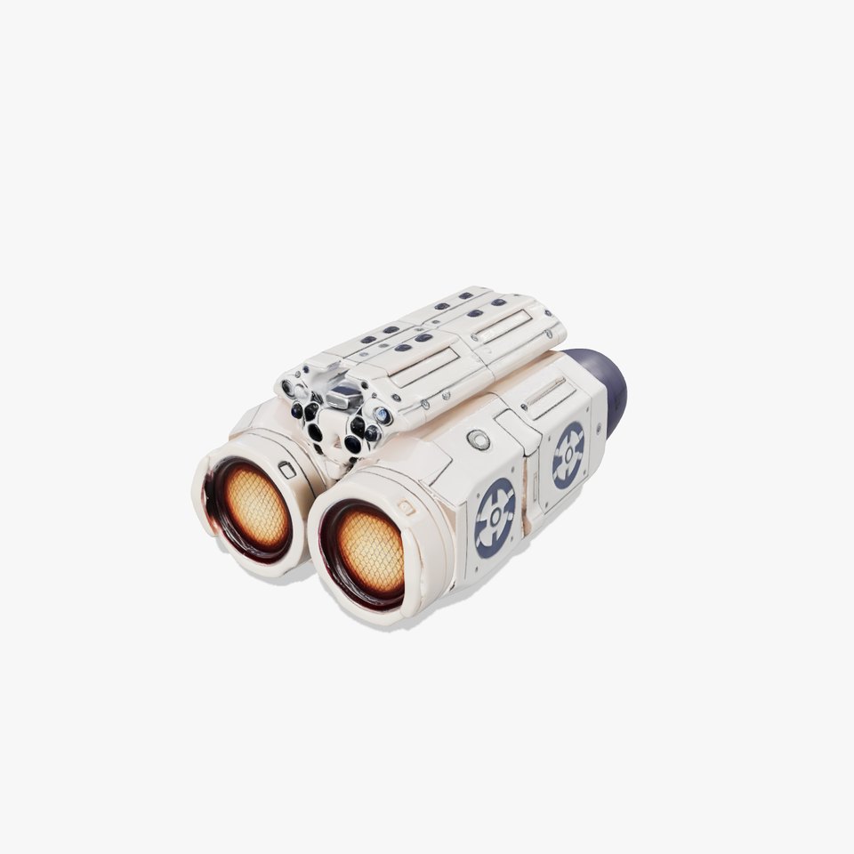 Futuristic Binoculars Model Pack with SciFi Design