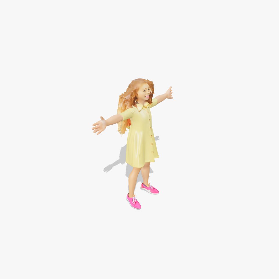 Cheerful Child Character Model Pack