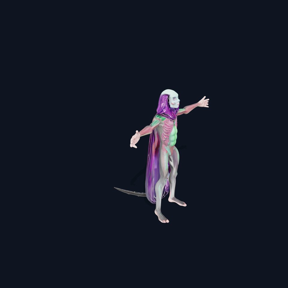 Alien Majestic Cloak model pack