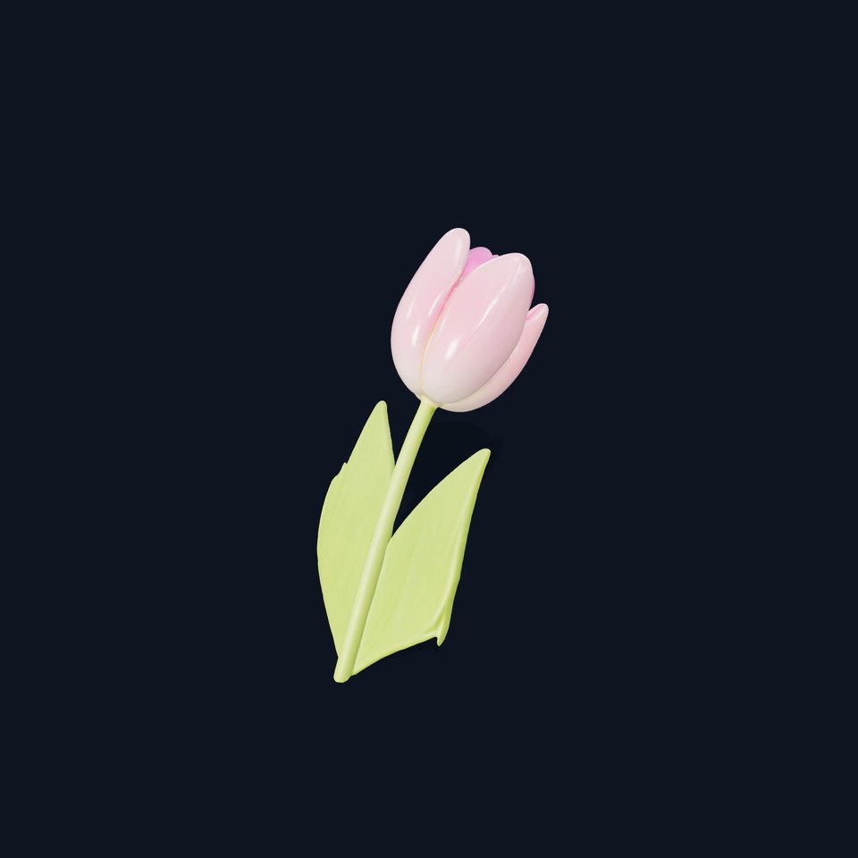 Pink Tulip model pack