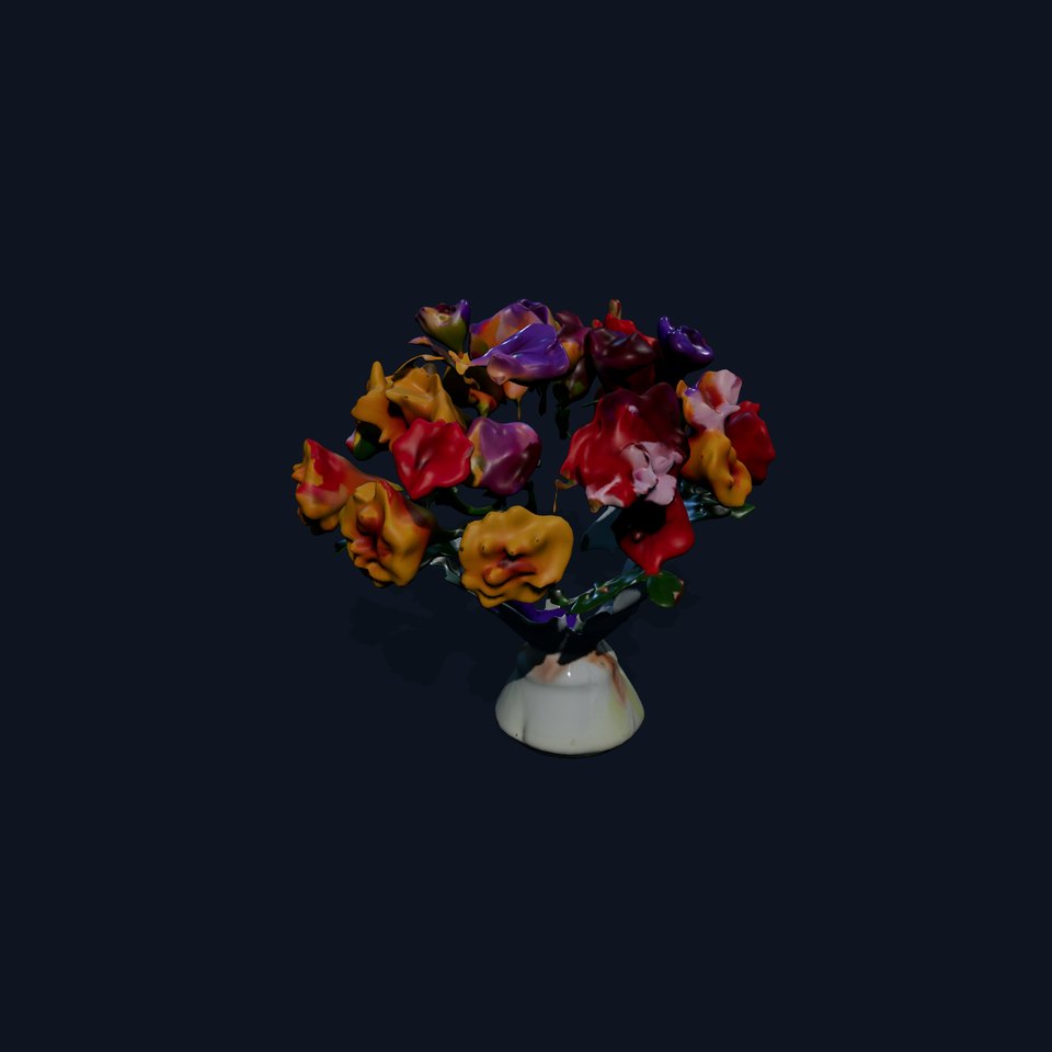 Vibrant Floral Bouquet model pack