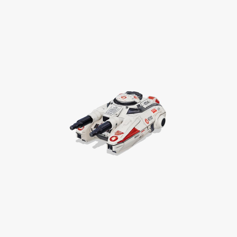 Futuristic Medical Blaster model pack