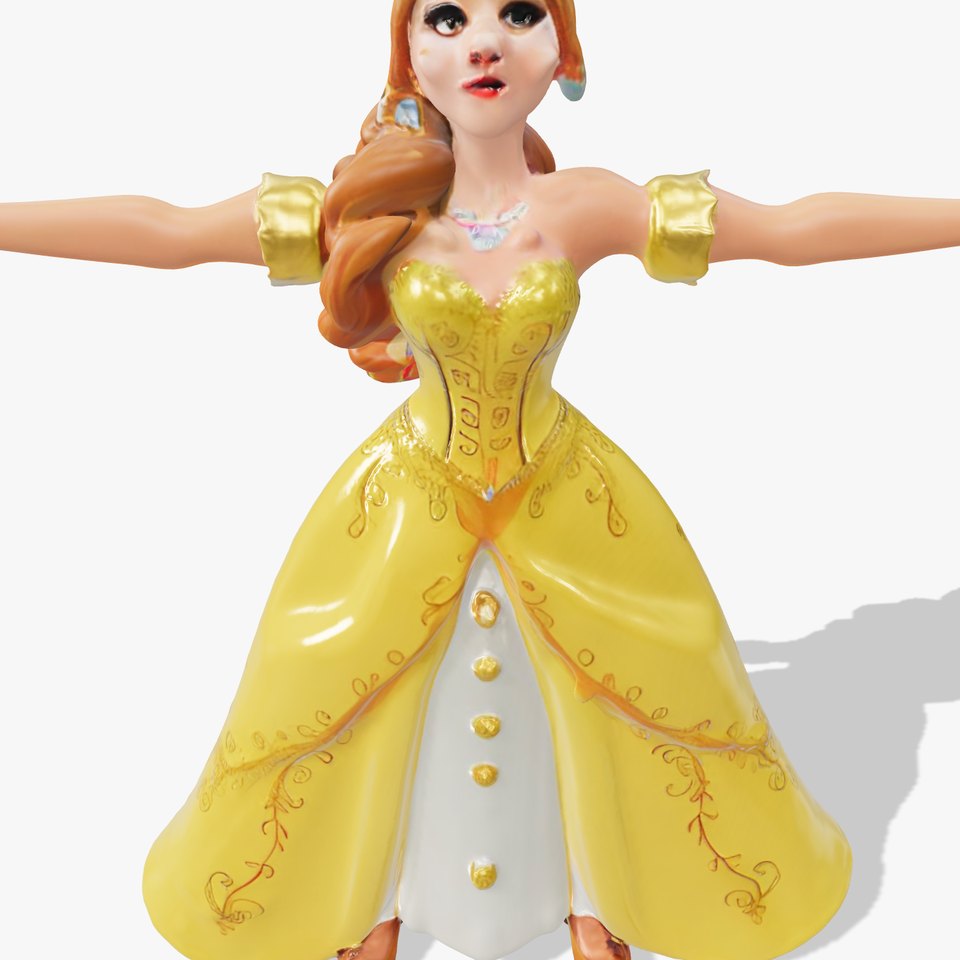 Elegant Princess Character model pack