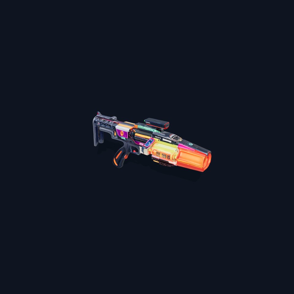 Neon Blaster model pack