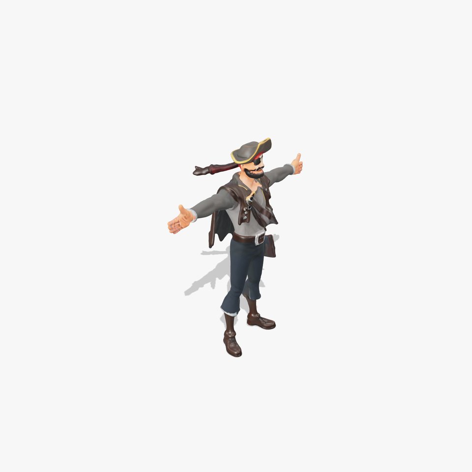 Charming Pirate model pack