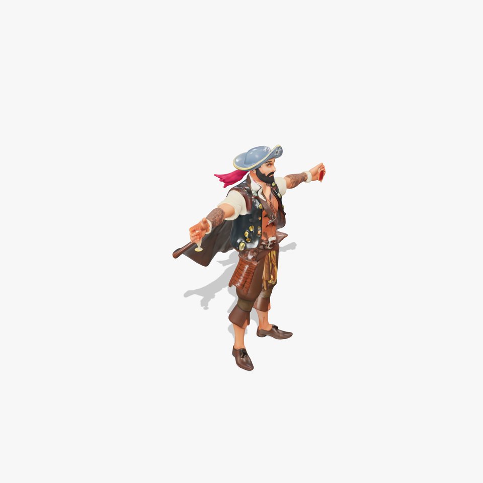 Adventurous Pirate model pack