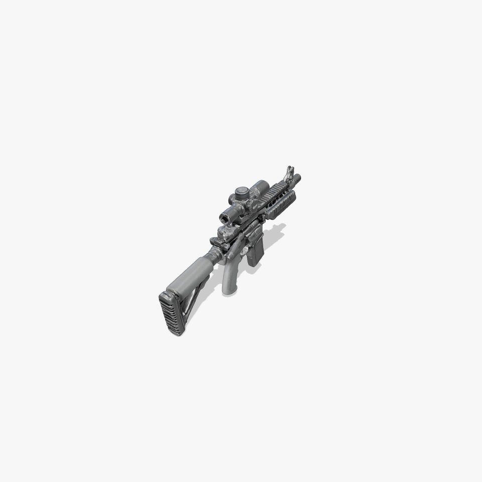Tactical Black Rifle model pack