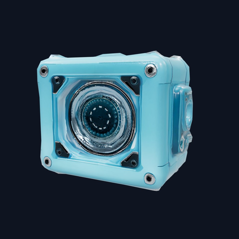 Futuristic Lens Device model pack