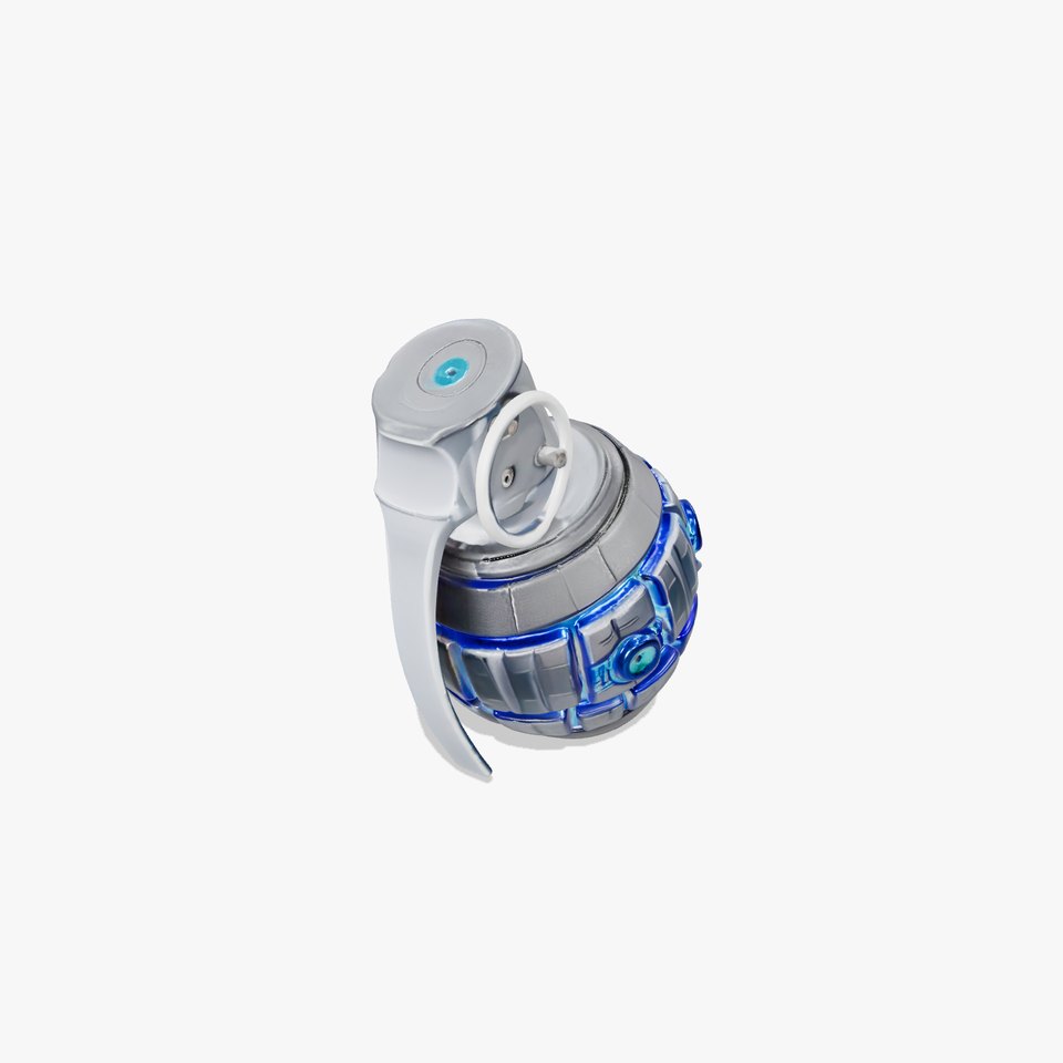 Futuristic Blue Grenade model pack