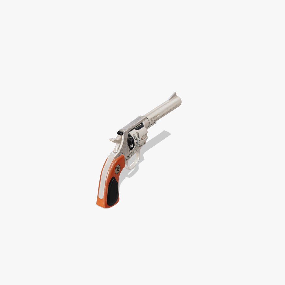 Matte Steel Revolver model pack