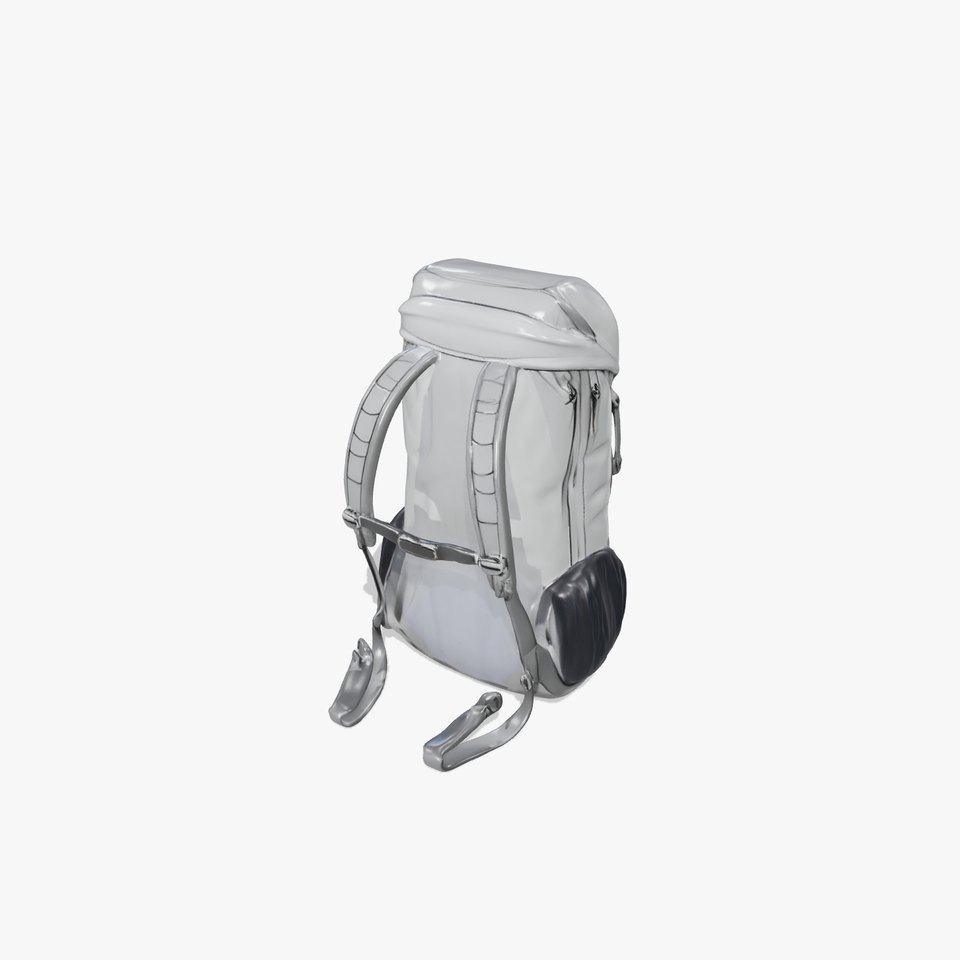 Adventure Gray Backpack model pack