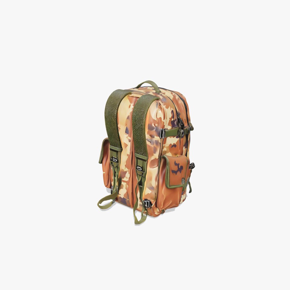 Camouflage Tactical Backpack model pack