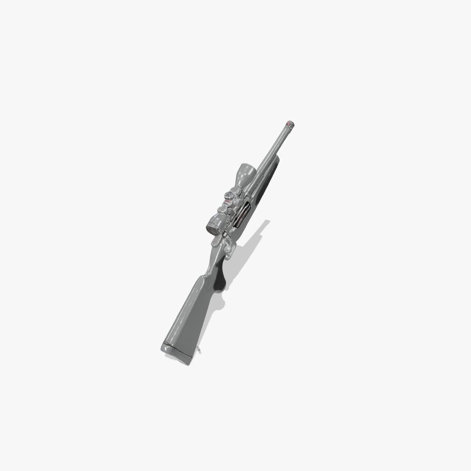 Black Tactical Rifle model pack