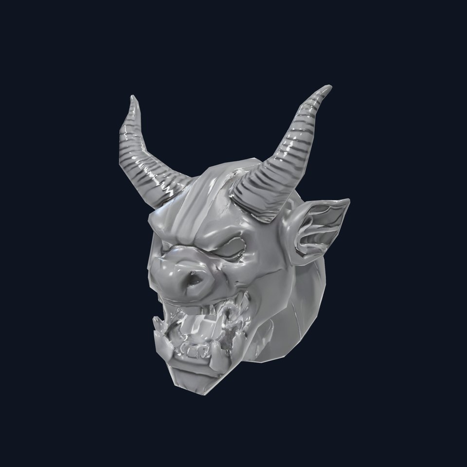 Sinister Demon Head model pack