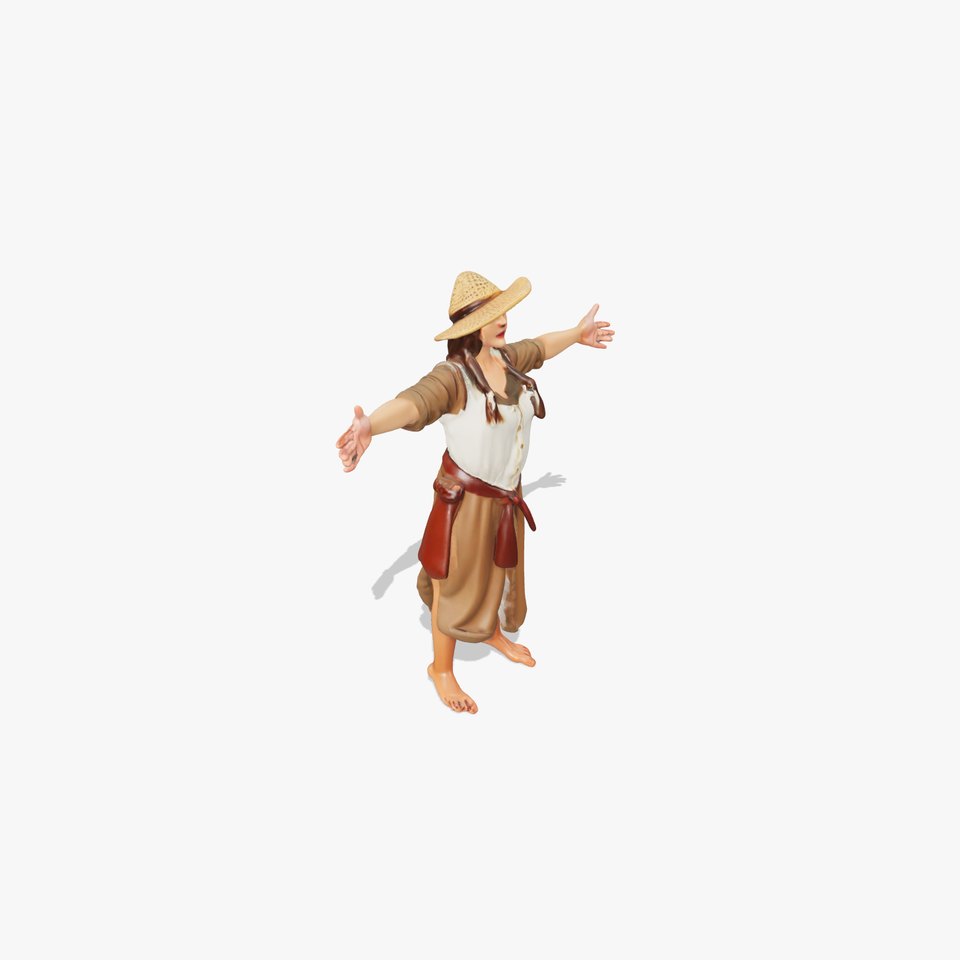 Rustic Farm Girl model pack