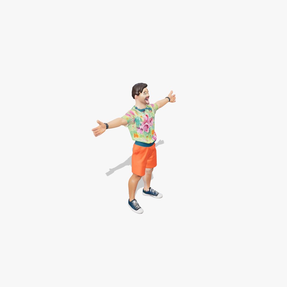 Floral Shirt Character model pack